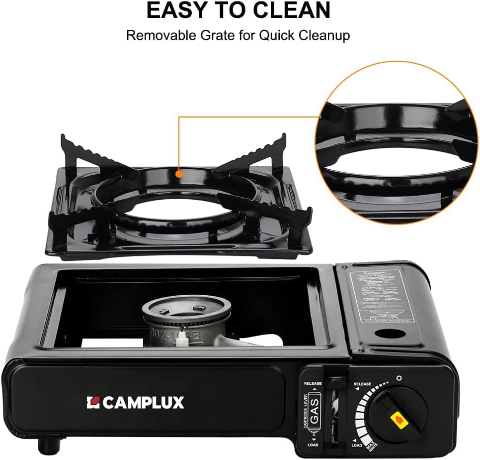 Camplux Dual Fuel Propane & Butane Stove with Carrying Case, Portable Camping Stoves with CSA Certification - Image 6